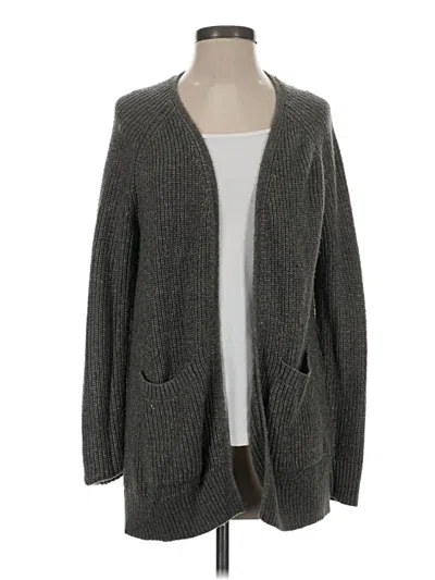 Pre-owned American Eagle Outfitters Cardigan Sweater In Gray