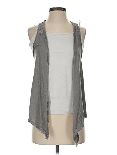 Pre-owned American Eagle Outfitters Cardigan Sweater In Gray