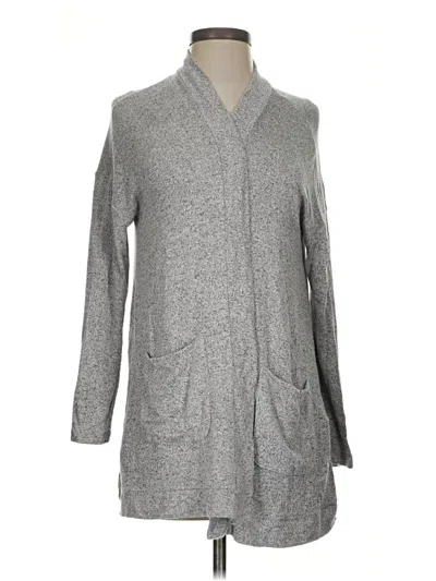 Pre-owned American Eagle Outfitters Cardigan Sweater In Gray