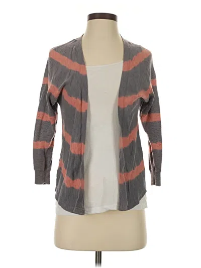 Pre-owned American Eagle Outfitters Cardigan Sweater In Gray