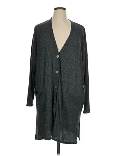 Pre-owned American Eagle Outfitters Cardigan Sweater In Gray