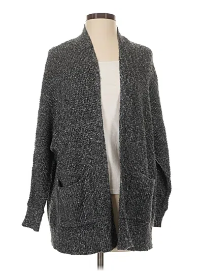 Pre-owned American Eagle Outfitters Cardigan Sweater In Gray