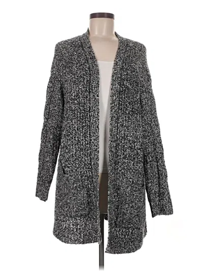 Pre-owned American Eagle Outfitters Cardigan Sweater In Gray