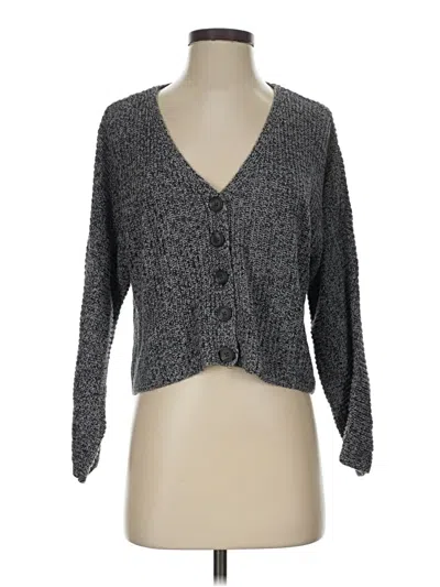 Pre-owned American Eagle Outfitters Cardigan Sweater In Gray
