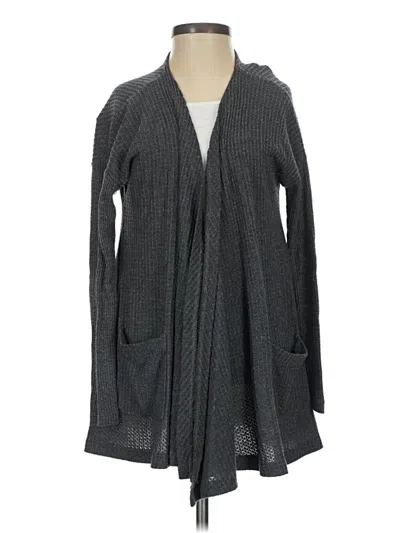 Pre-owned American Eagle Outfitters Cardigan Sweater In Gray