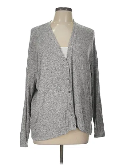 Pre-owned American Eagle Outfitters Cardigan Sweater In Gray