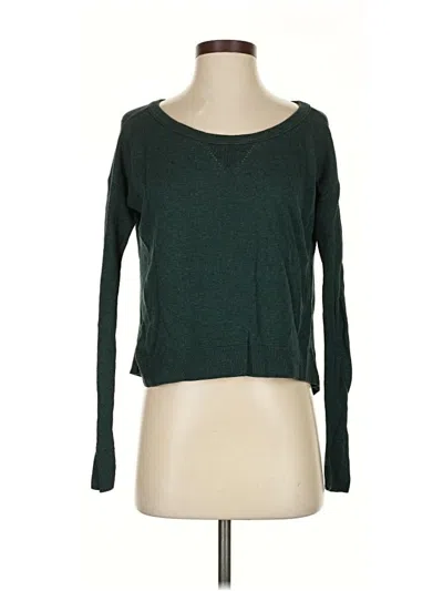 Pre-owned American Eagle Outfitters Cardigan Sweater In Green