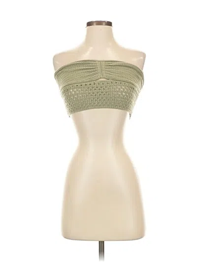 Pre-owned American Eagle Outfitters Cardigan Sweater In Green