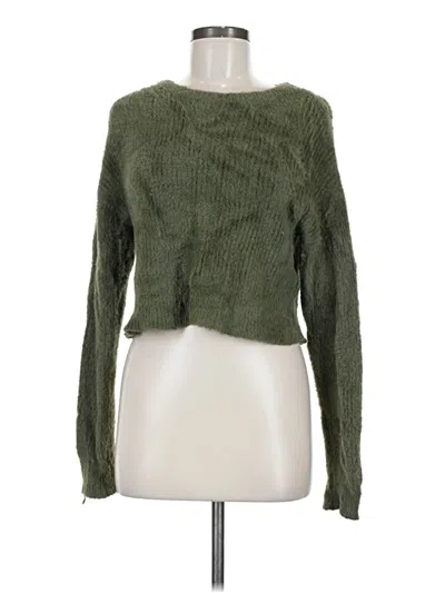 Pre-owned American Eagle Outfitters Cardigan Sweater In Green