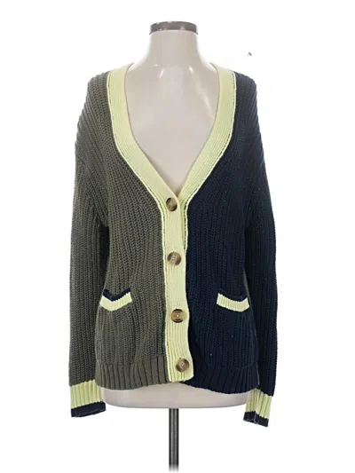 Pre-owned American Eagle Outfitters Cardigan Sweater In Green