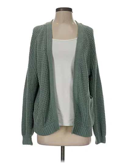 Pre-owned American Eagle Outfitters Cardigan Sweater In Green