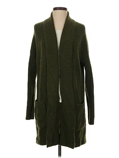 Pre-owned American Eagle Outfitters Cardigan Sweater In Green