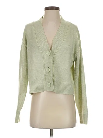 Pre-owned American Eagle Outfitters Cardigan Sweater In Green