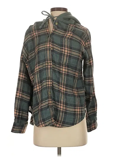 Pre-owned American Eagle Outfitters Cardigan Sweater In Green