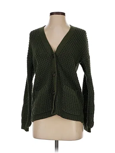 Pre-owned American Eagle Outfitters Cardigan Sweater In Green