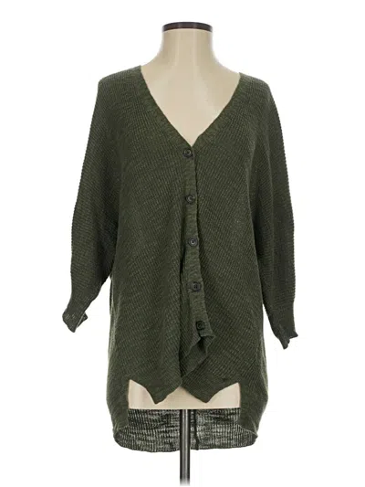Pre-owned American Eagle Outfitters Cardigan Sweater In Green