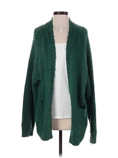 Pre-owned American Eagle Outfitters Cardigan Sweater In Green