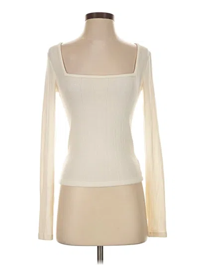 Pre-owned American Eagle Outfitters Cardigan Sweater In Ivory