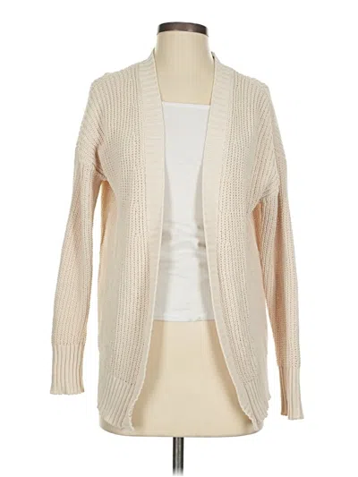 Pre-owned American Eagle Outfitters Cardigan Sweater In Ivory