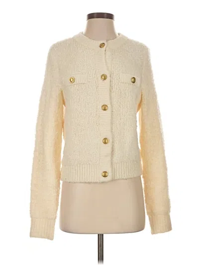 Pre-owned American Eagle Outfitters Cardigan Sweater In Ivory