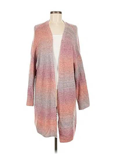 Pre-owned American Eagle Outfitters Cardigan Sweater In Pink