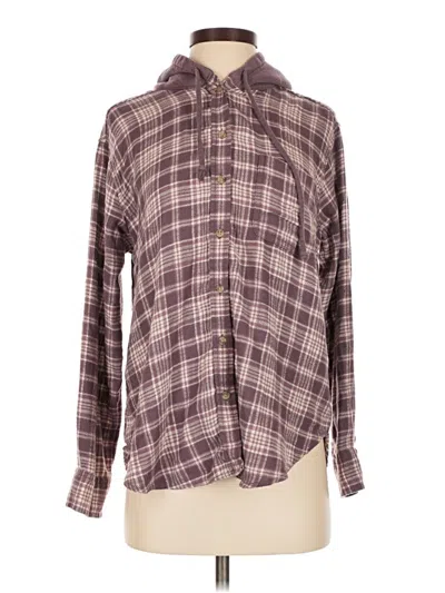 Pre-owned American Eagle Outfitters Cardigan Sweater In Purple