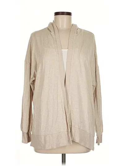 Pre-owned American Eagle Outfitters Cardigan Sweater In Tan