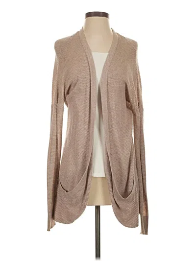 Pre-owned American Eagle Outfitters Cardigan Sweater In Tan