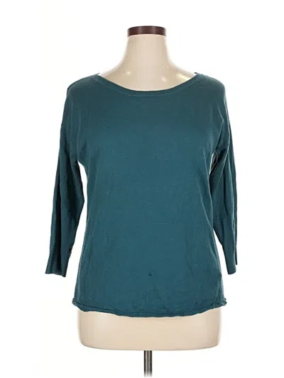Pre-owned American Eagle Outfitters Cardigan Sweater In Teal