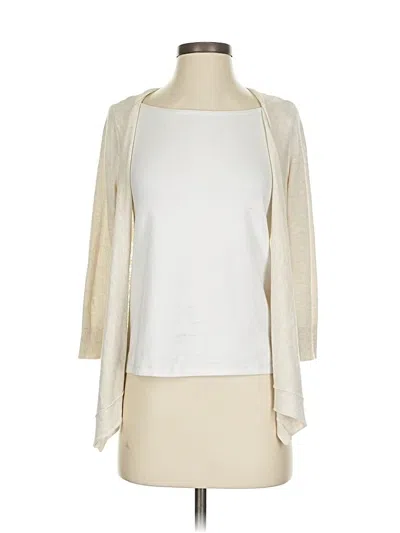 Pre-owned American Eagle Outfitters Cardigan Sweater In White