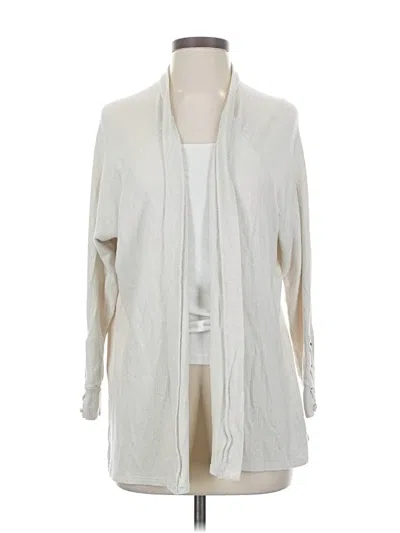 Pre-owned American Eagle Outfitters Cardigan Sweater In White