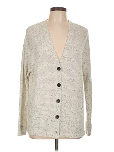 Pre-owned American Eagle Outfitters Cardigan Sweater In White