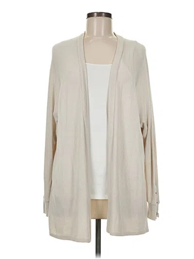 Pre-owned American Eagle Outfitters Cardigan Sweater In White