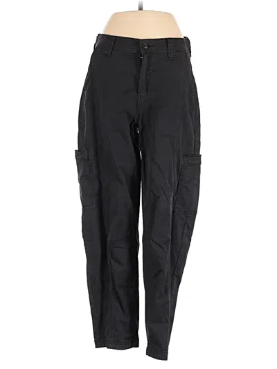 Pre-owned American Eagle Outfitters Cargo Pants In Black