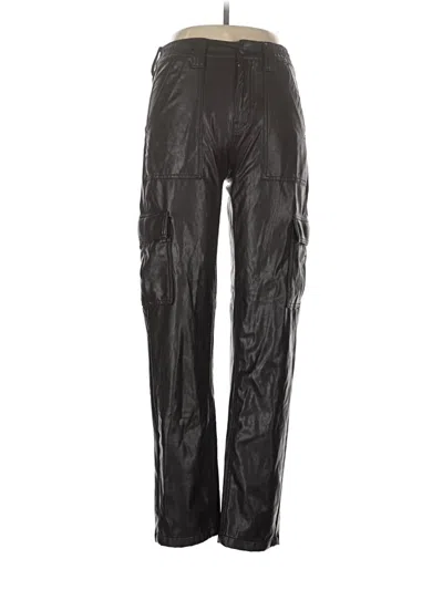Pre-owned American Eagle Outfitters Cargo Pants In Black