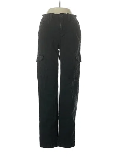 Pre-owned American Eagle Outfitters Cargo Pants In Black