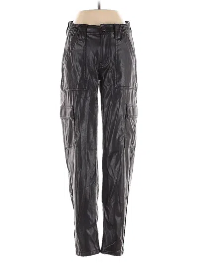 Pre-owned American Eagle Outfitters Cargo Pants In Black
