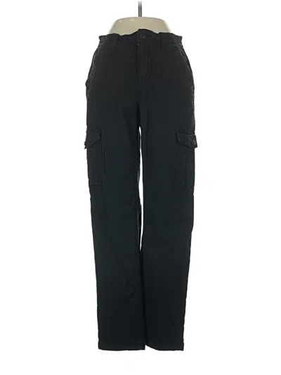 Pre-owned American Eagle Outfitters Cargo Pants In Black