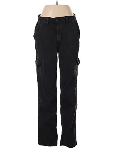 Pre-owned American Eagle Outfitters Cargo Pants In Black
