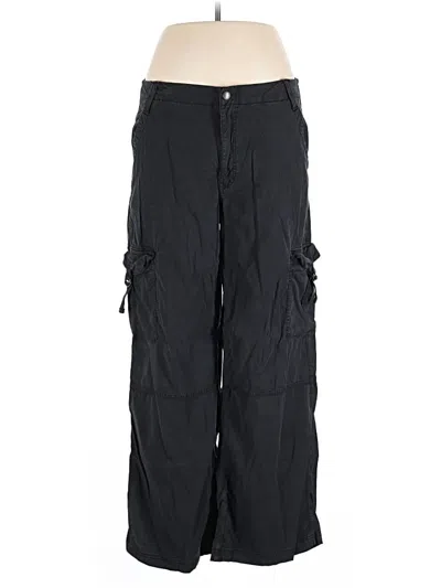 Pre-owned American Eagle Outfitters Cargo Pants In Black