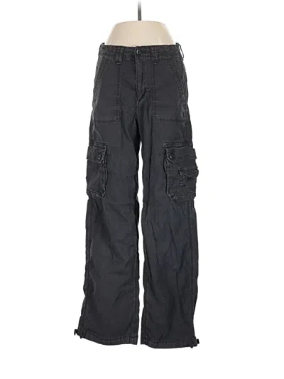 Pre-owned American Eagle Outfitters Cargo Pants In Black