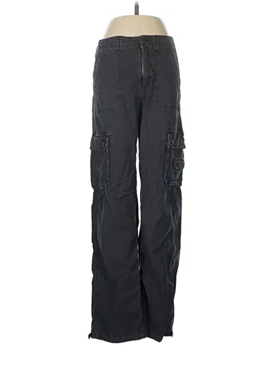 Pre-owned American Eagle Outfitters Cargo Pants In Black