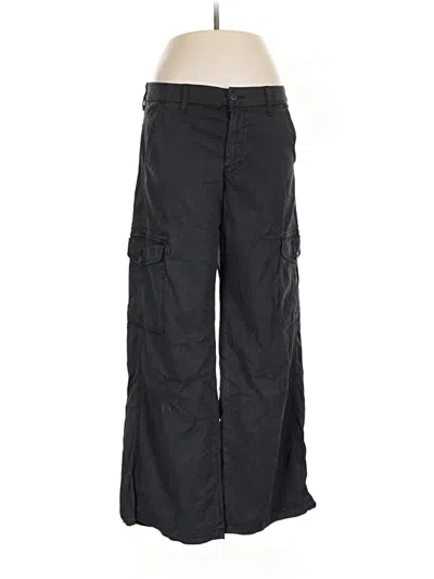 Pre-owned American Eagle Outfitters Cargo Pants In Black