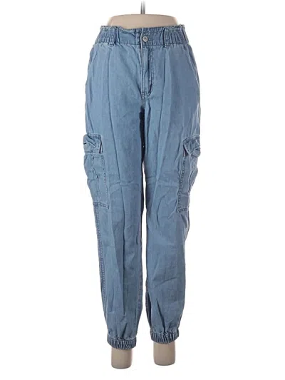 Pre-owned American Eagle Outfitters Cargo Pants In Blue