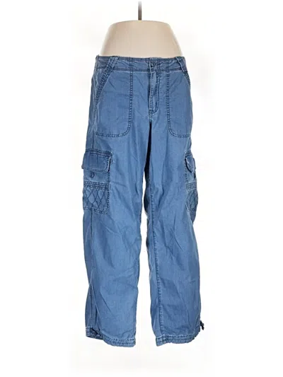 Pre-owned American Eagle Outfitters Cargo Pants In Blue