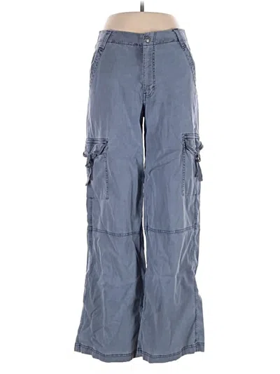 Pre-owned American Eagle Outfitters Cargo Pants In Blue