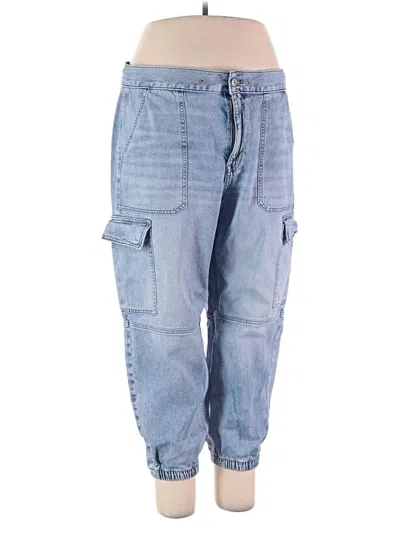 Pre-owned American Eagle Outfitters Cargo Pants In Blue