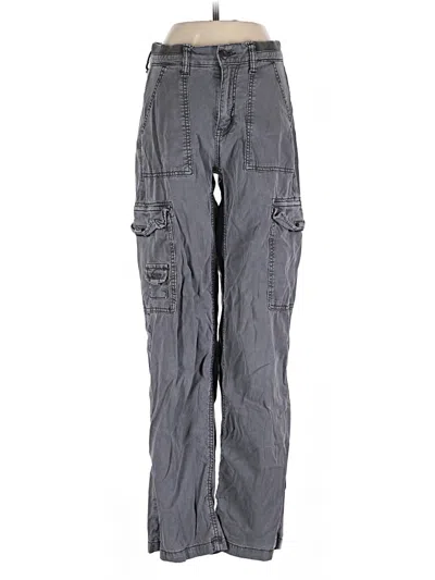 Pre-owned American Eagle Outfitters Cargo Pants In Gray