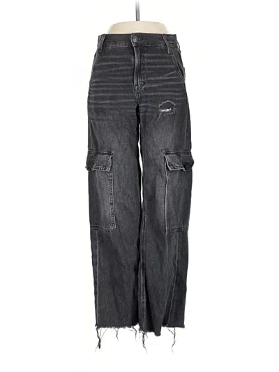 Pre-owned American Eagle Outfitters Cargo Pants In Gray