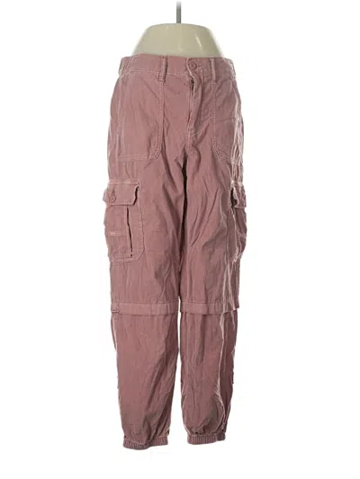 Pre-owned American Eagle Outfitters Cargo Pants In Pink